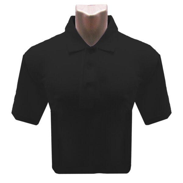 Рубашка Поло  (190г.) кор.рукав черн.(XXXL)