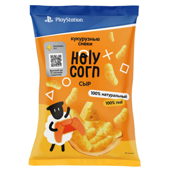 Снеки кукурузные Holy Corn Сыр