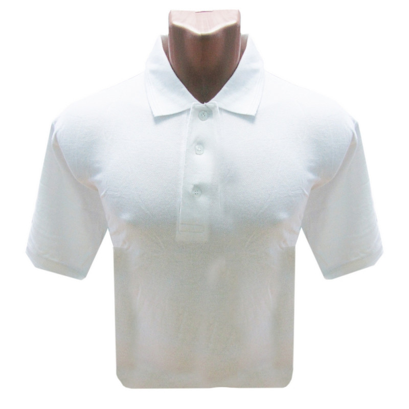Рубашка Поло (190г.) кор.рукав бел.(M)