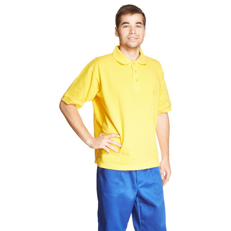 Рубашка Поло (190г.) кор.рукав желт.(XXL)
