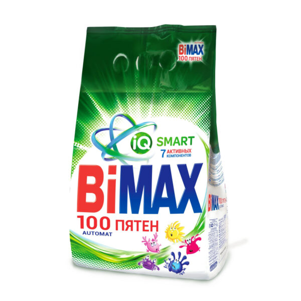 Порошок стиральный BiMax 100 пятен автомат 3 кг