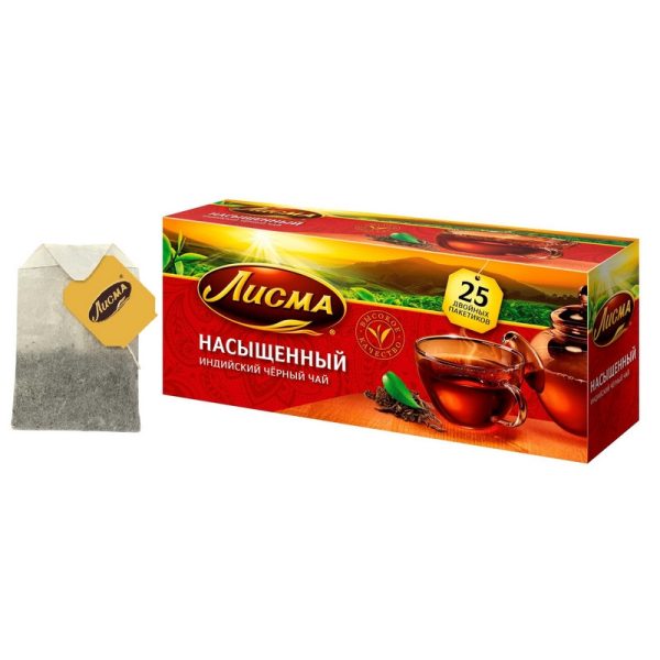 Чай Лисма Насыщенный инд.пакет 25x1
