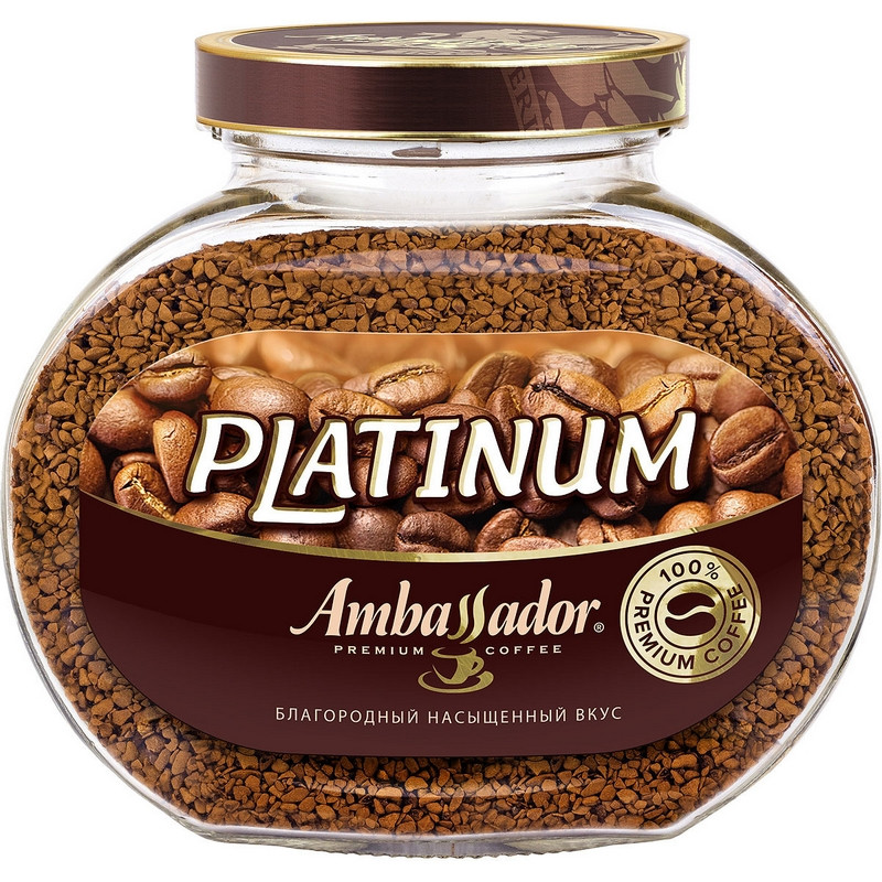 Кофе Ambassador Platinum раств.