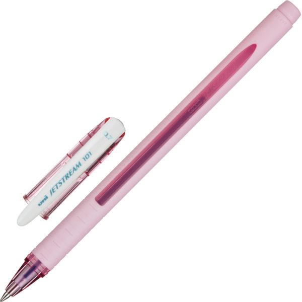 Ручка шариковая неавтоматическая Uni Jetstream SX-101FL-07 L.PINK BLUE 0