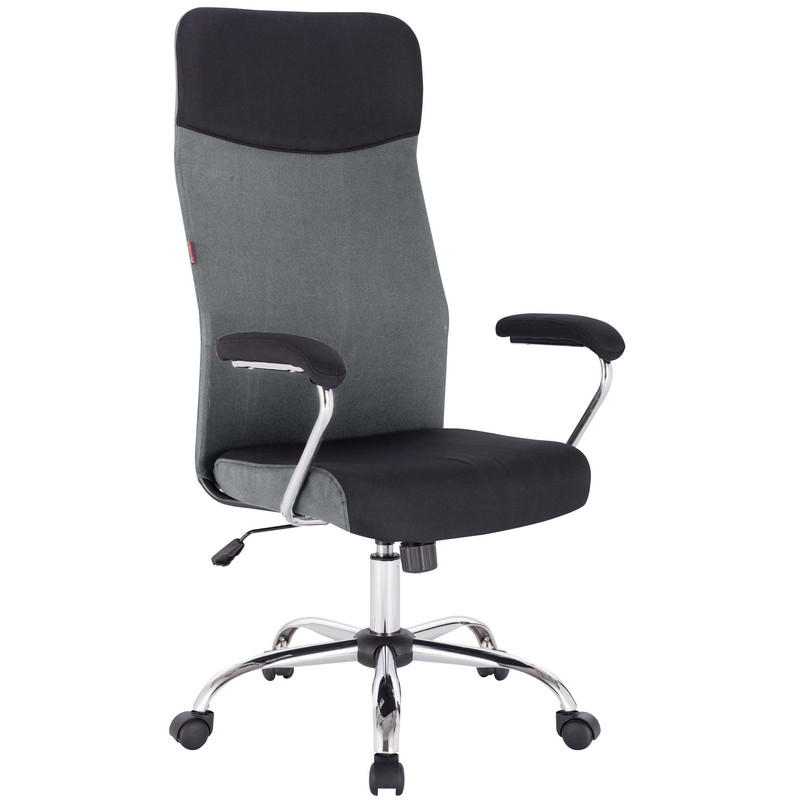 Кресло BN_Sp_EChair-590 TC ткань черный/серый