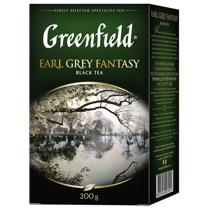 Чай Greenfield Earl Grey Fantasy черный листовой