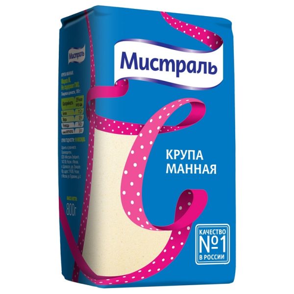 Крупа манная МИСТРАЛЬ