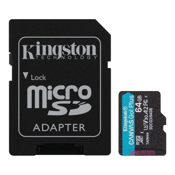 Карта памяти Kingston Canvas Go! Plus microSDXC UHS-I Cl10 +ад