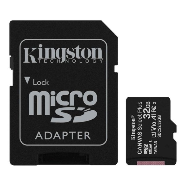 Карта памяти Kingston Canvas Select Plus microSDHC UHS-I +ад