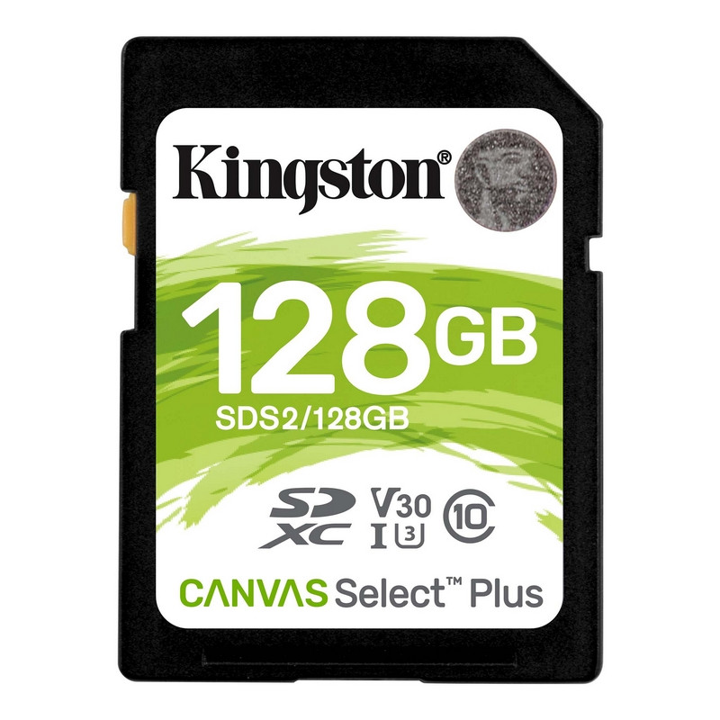 Карта памяти Kingston Canvas Select Plus SDXC UHS-I Cl10