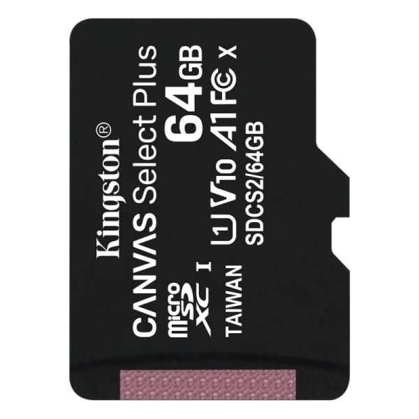 Карта памяти Kingston Canvas Select Plus microSDXC UHS-I