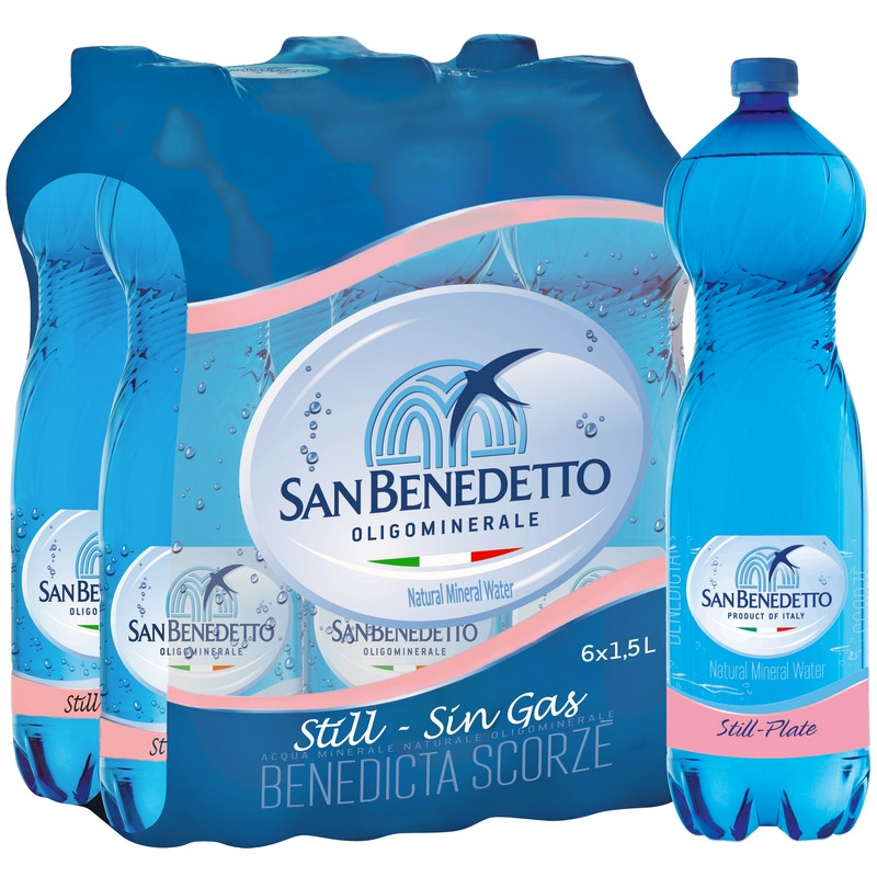 Вода минеральная San Benedetto 1