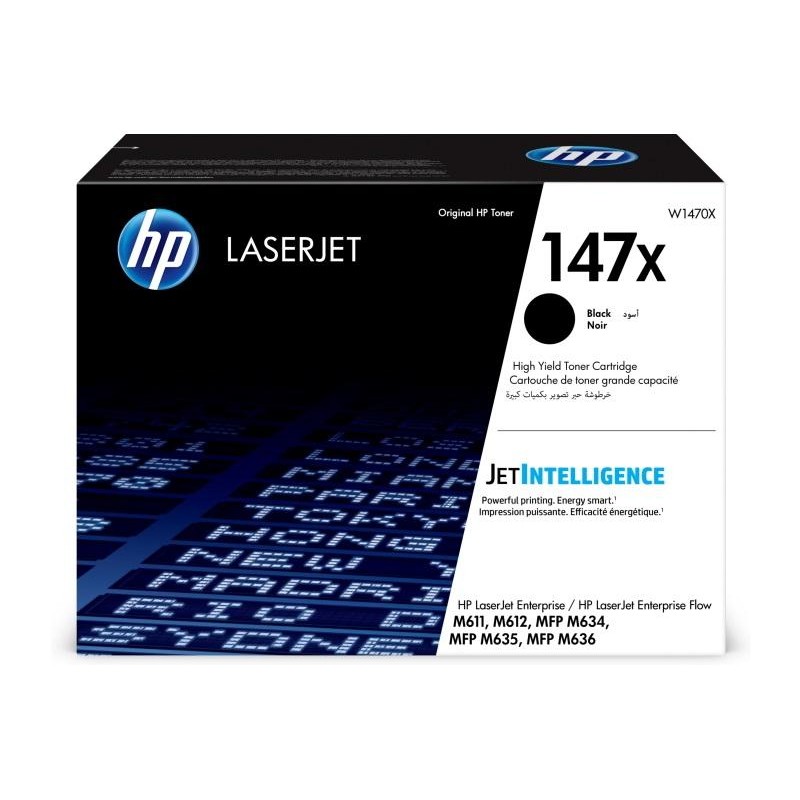 Картридж лазерный HP 147X W1470X чер. пов.емк для LJ M610dn