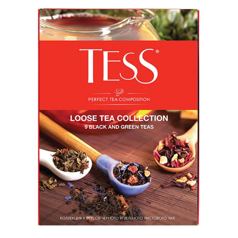 Чай Tess коллекция превосходного чая 9 видов листовой