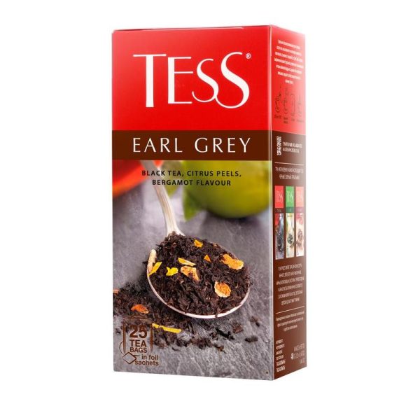 Чай TESS Эрл Грей черный