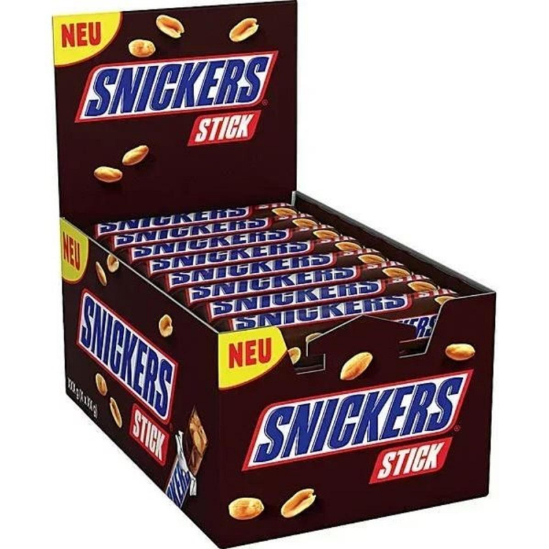 Шоколадный батончик Snickers Stick