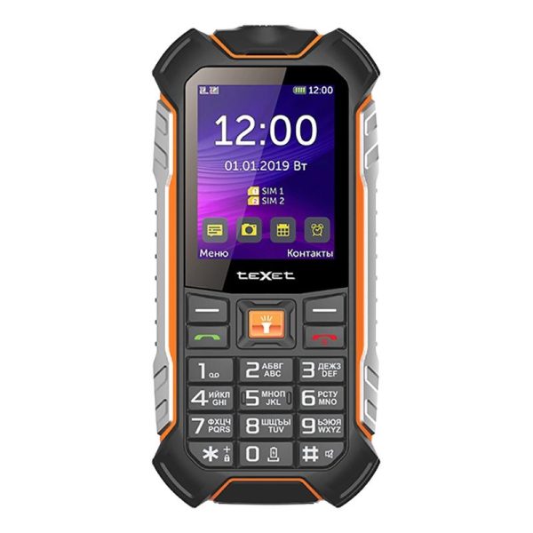 Мобильный телефон Texet TM-530R  черный