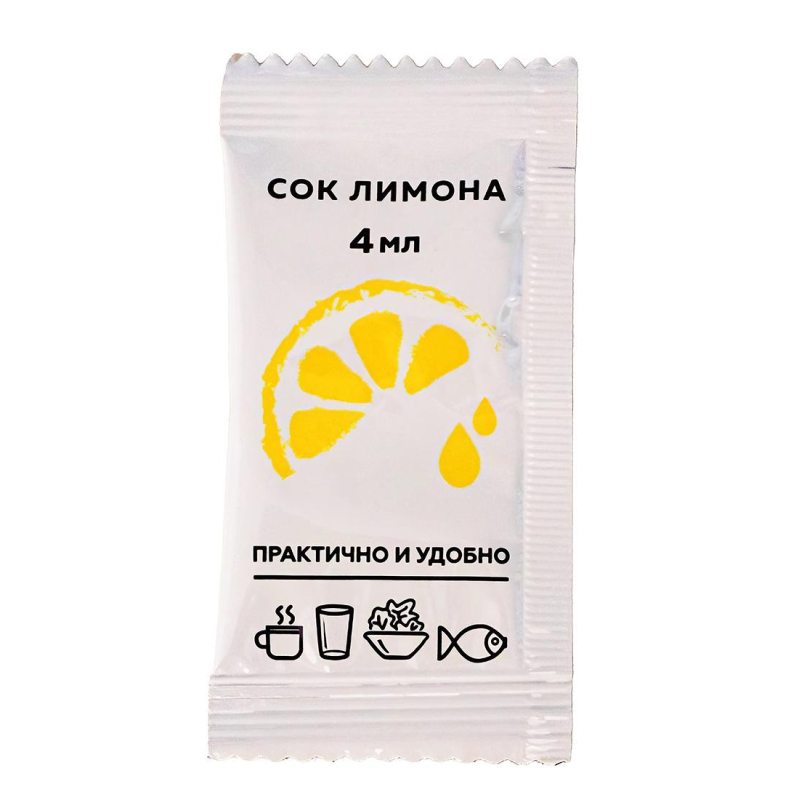 Приправа Лимонный сок порционный Фабрикант