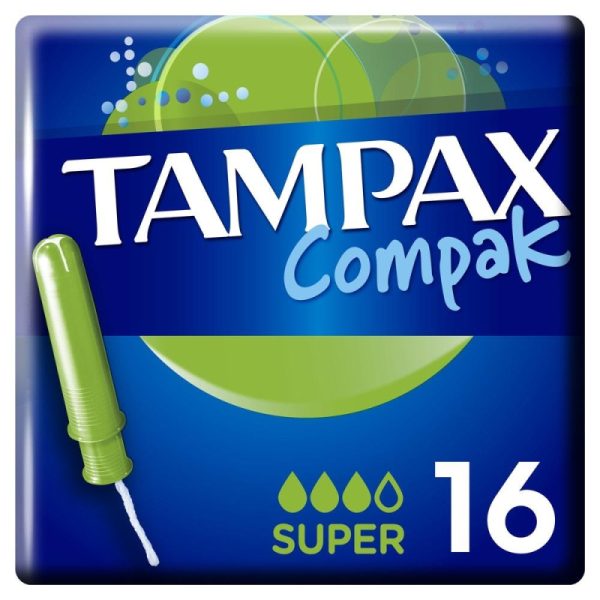 Тампоны TAMPAX Compak Super Duo с аппликатором 16шт/уп