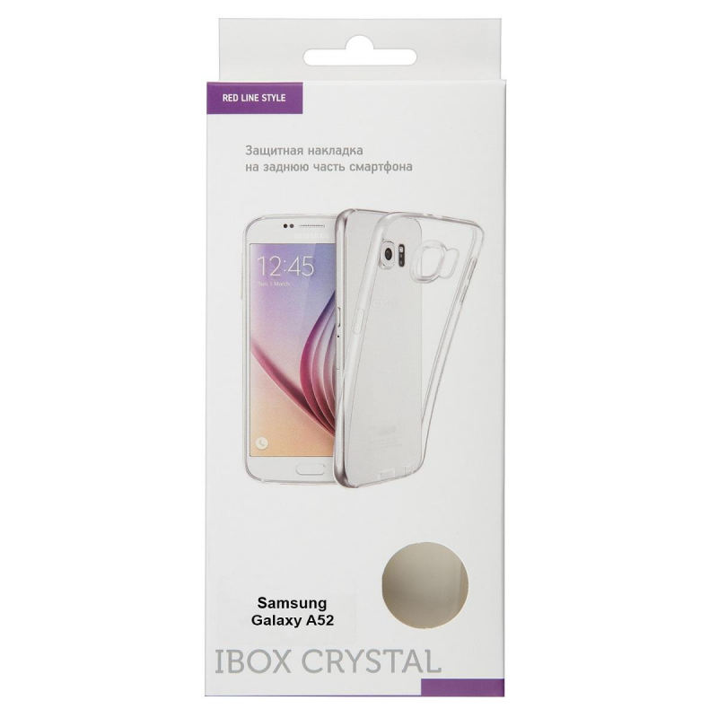 Чехол -крышка Red Line iBox Crystal для Samsung Galaxy A52