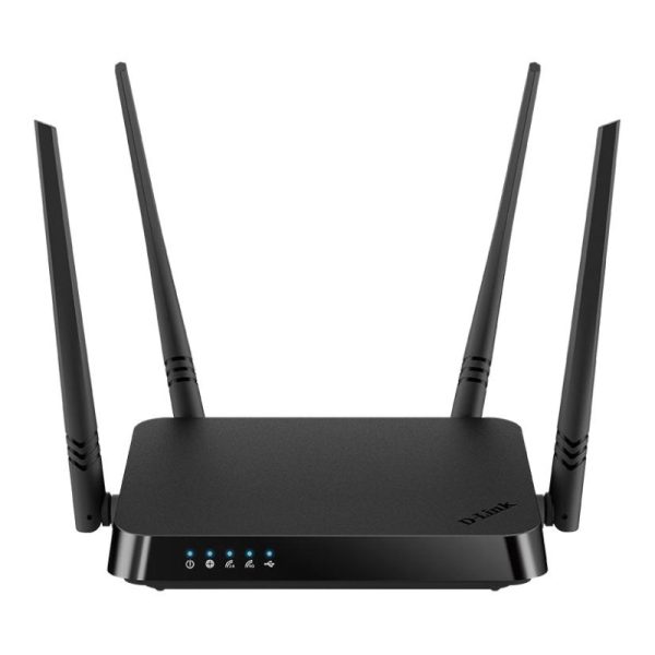 Маршрутизатор WI-FI D-Link DIR-825/RU/I1A 10/100/1000BASE-TX/4G черный