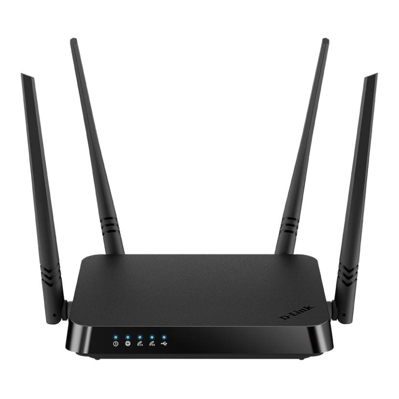 Маршрутизатор WI-FI D-Link DIR-825/RU/I1A 10/100/1000BASE-TX/4G черный