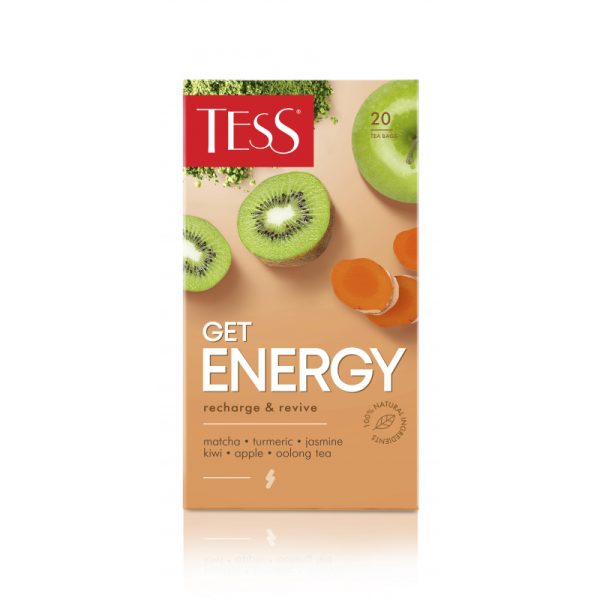 Чай Tess Get Energy улун с добавками