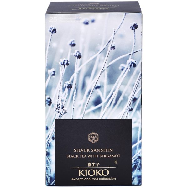 Чай KIOKO SILVER SANSHIN черный с ароматом бергамота