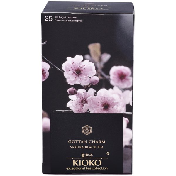 Чай KIOKO GOTTAN CHARM черный с ароматом японской сакуры