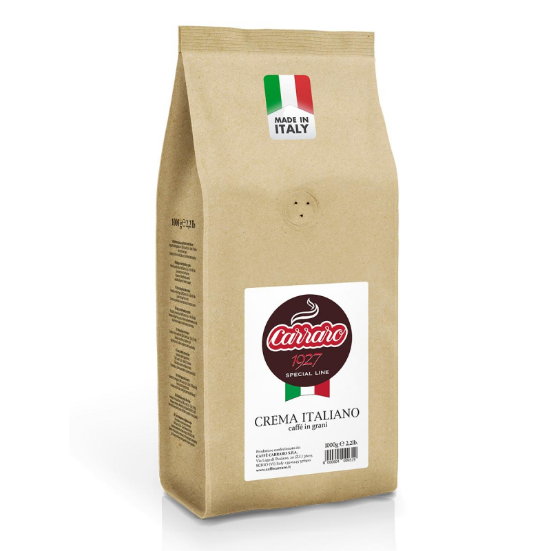 Кофе Caffe Carraro Crema Italiano в зернах