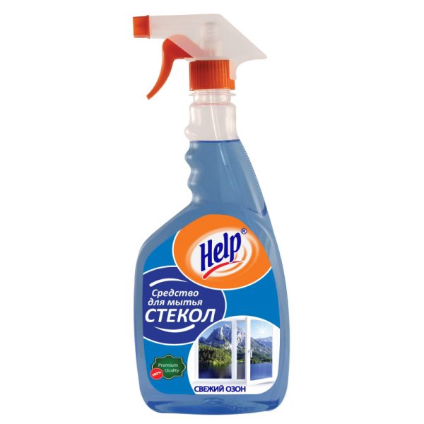 Средство для стекол и зеркал HELP Свежий озон 0