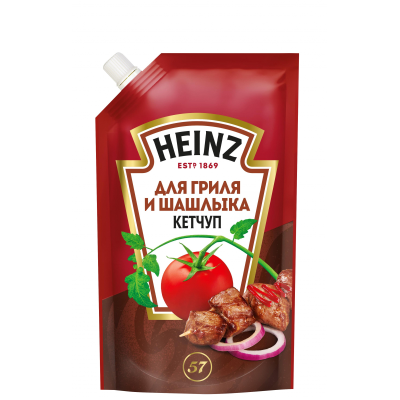 Кетчуп Heinz Для гриля и шашлыка дой-пак