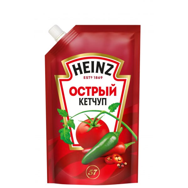 Кетчуп Heinz Острый дой-пак