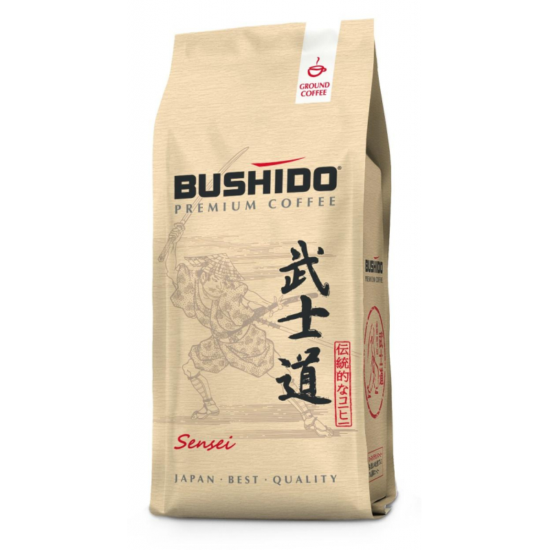 Кофе Bushido Sensei молотый