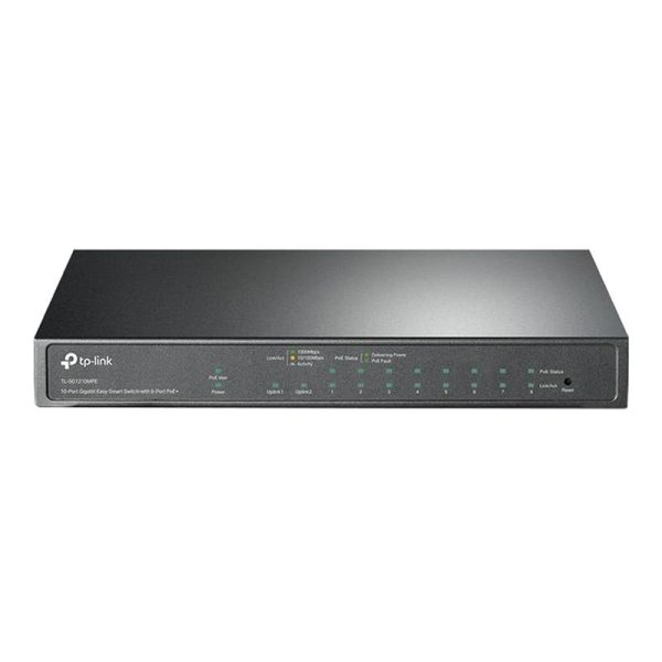 Коммутатор TP-Link 10-Port Gigabit EasySmart Switch w/8xPoE+ (TL-SG1210MPE)