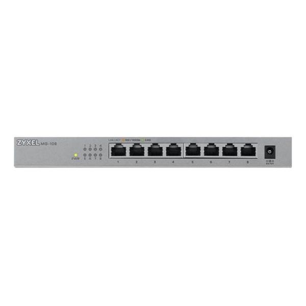 Коммутатор Zyxel MG-108 multi-gigabit switch