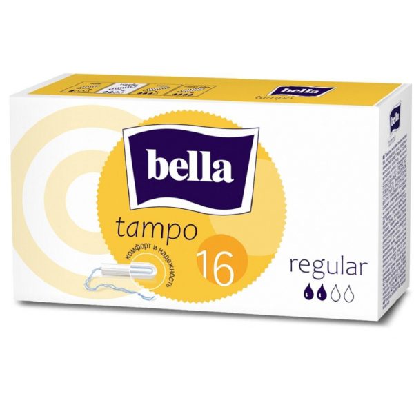 Тампоны Tampo Bella без аппликатора premium comfort Regular 16 шт/уп