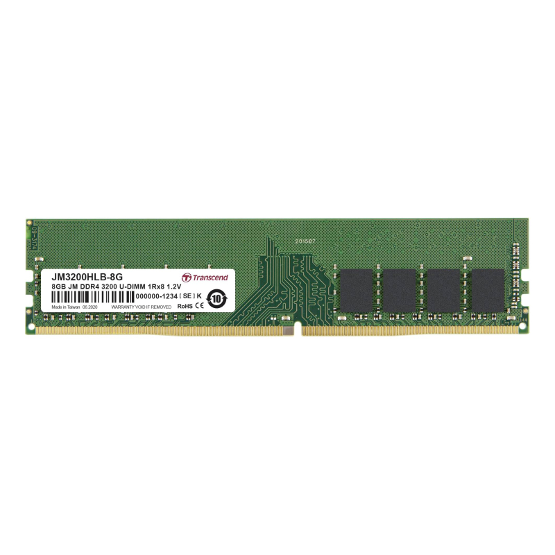 Модуль памяти Transcend DDR4 DIMM 8Gb 3200МГц CL22 1