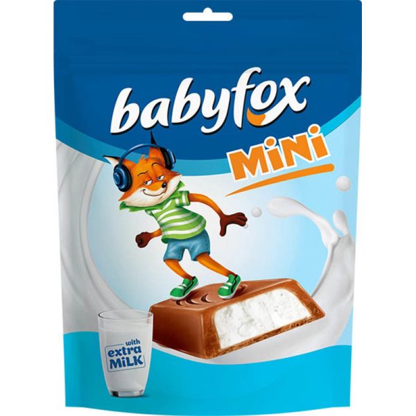 Конфеты шоколадные BABYFOX c молочной начинкой