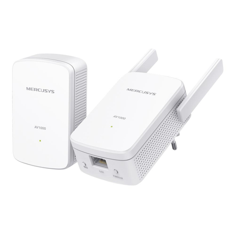 Сетевой адаптер Powerline Mercusys MP510 KIT AV1000 Gigabit Ethernet (ант.в