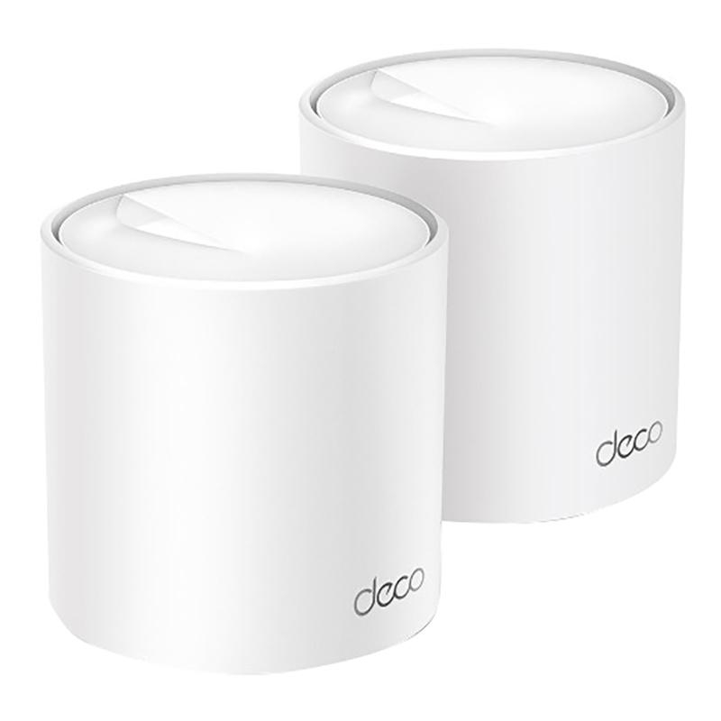 Маршрутизатор TP-Link Deco X50(2-Pack) AX3000 10/100/1000BASE-TX белый (упа