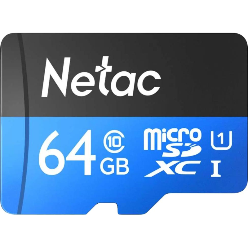 Карта памяти Netac MicroSD card P500 Standard 64GB