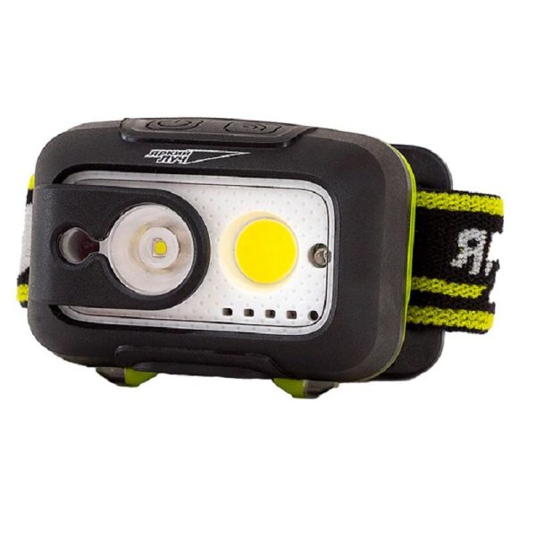 Фонарь налобный ЯРКИЙ ЛУЧ LH-450A MA-HALO 5W LED +3W COB max.450 лм