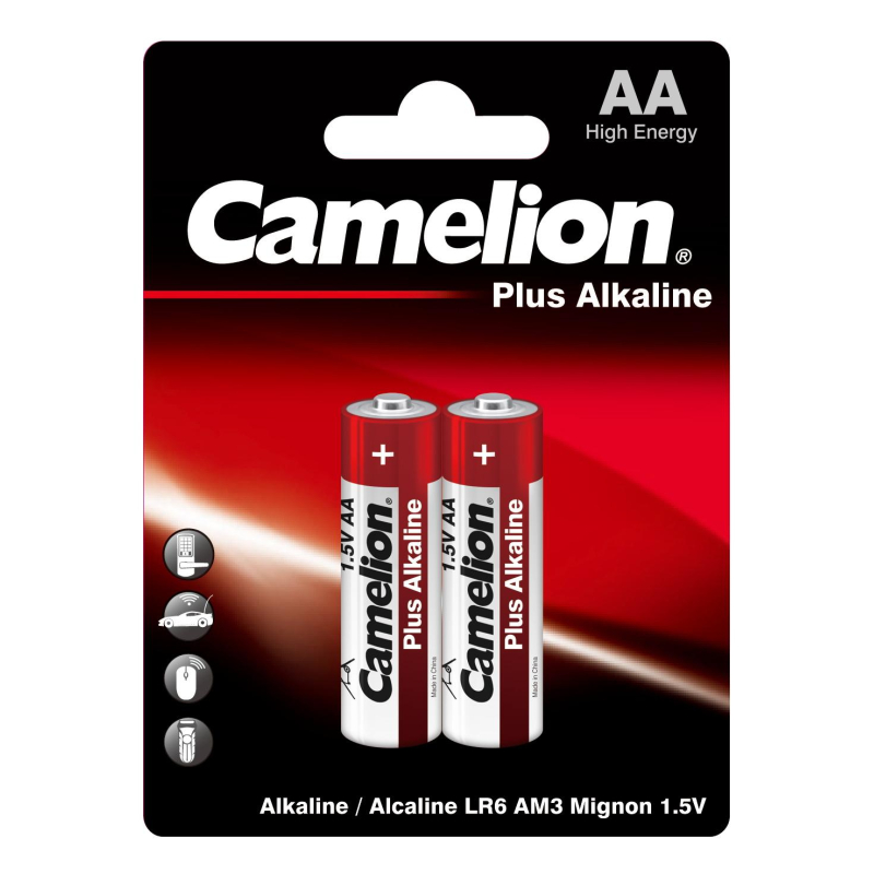 Батарейка Camelion Plus Alkaline BL2 AA/LR6 (LR6-BP2