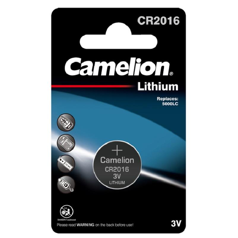 Батарейка Camelion CR2016 BL-1 (CR2016-BP1
