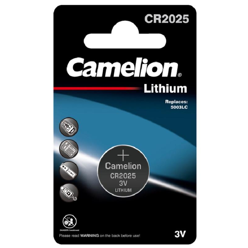 Батарейка Camelion CR2025 BL-1 (CR2025-BP1