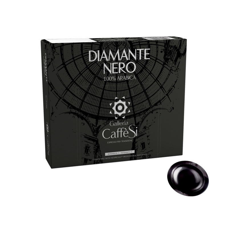 Кофе в капсулах Galleria CaffeSi Diamante Nero мол. (Nespresso Pro)