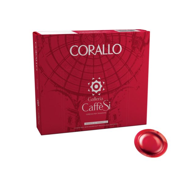 Кофе в капсулах Galleria CaffeSi Corallo мол. (Nespresso Pro)