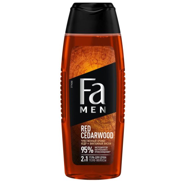 Гель для душа FA мужской 2-в-1 Red Cedarwood