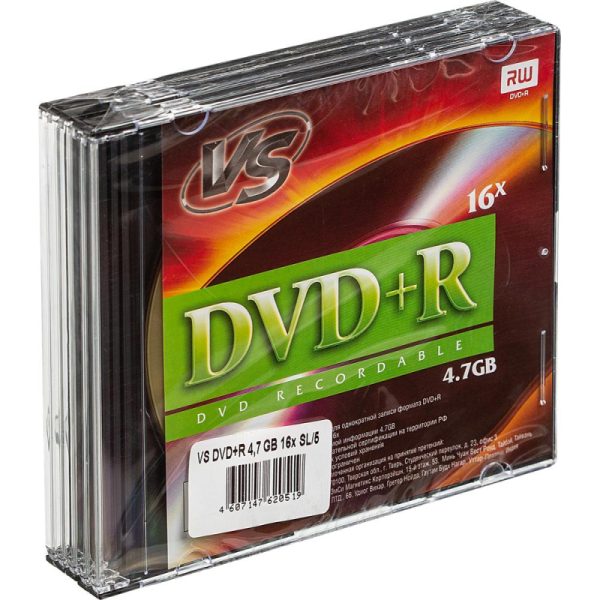 Носители информации DVD+R